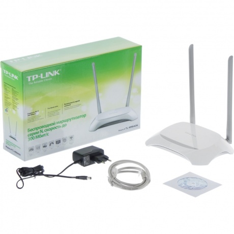 Wi-Fi роутер TP-LINK TL-WR840N белый - фото 4