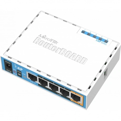 Wi-Fi роутер MikroTik hAP (RB951Ui-2nD) белый