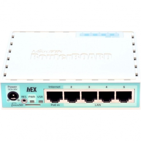 Маршрутизатор MikroTik hEX RB750Gr3 белый - фото 5