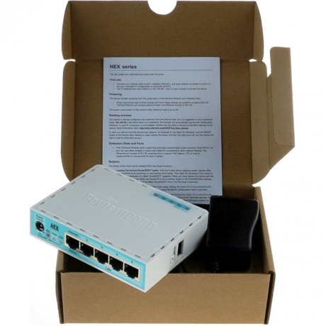Маршрутизатор MikroTik hEX RB750Gr3 белый - фото 9