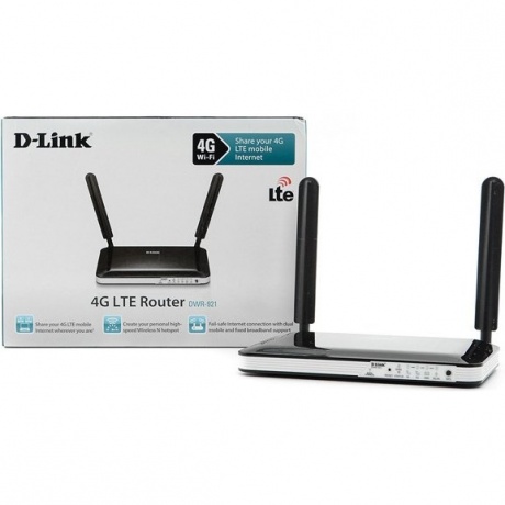 Wi-Fi роутер D-Link DWR-921/E3G* черный - фото 4