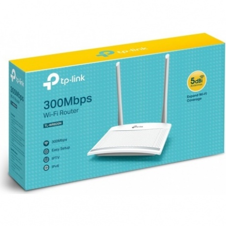Wi-Fi роутер TP-Link TL-WR820N белый - фото 4