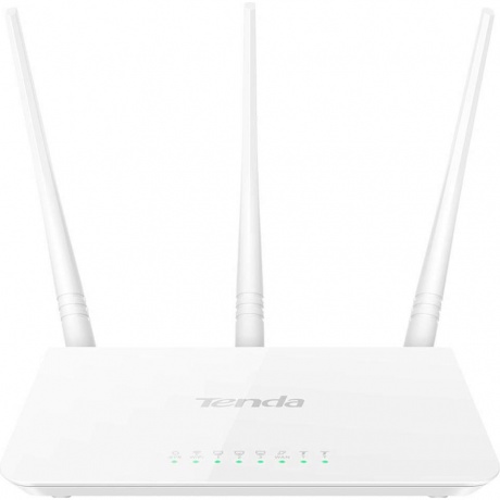 Wi-Fi роутер Tenda F3 белый - фото 1