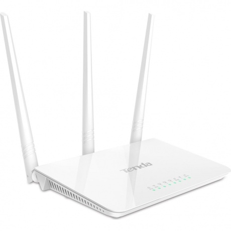 Wi-Fi роутер Tenda F3 белый - фото 4