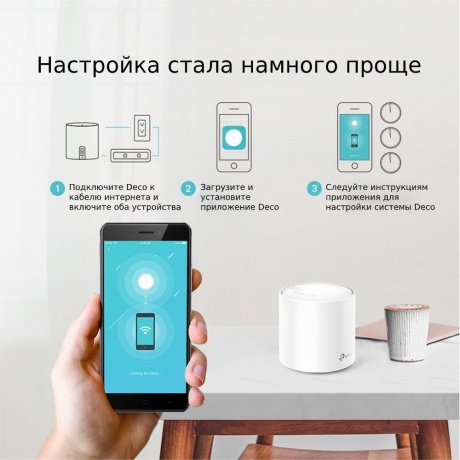Wi-Fi система TP-Link DECO X20(2-PACK) белый - фото 5