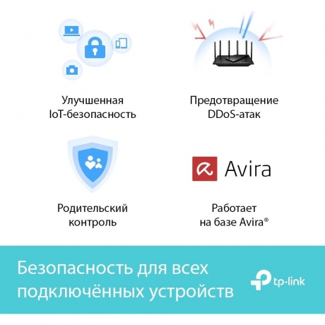 Wi-Fi роутер TP-LINK Archer AX73 - фото 6