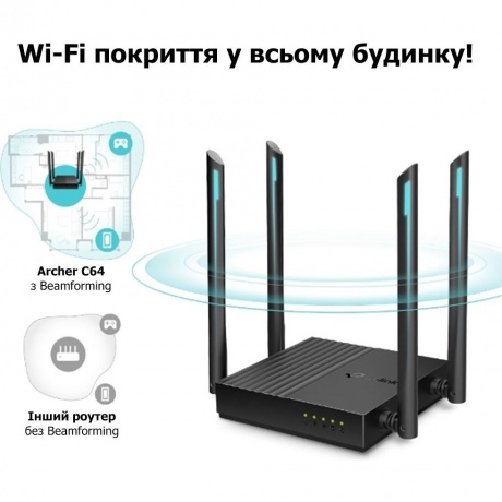 Wi-Fi роутер TP-LINK Archer C64 - фото 5
