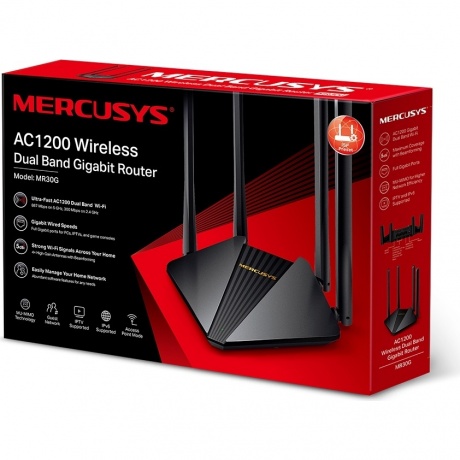 Wi-Fi роутер Mercusys MR30G - фото 5