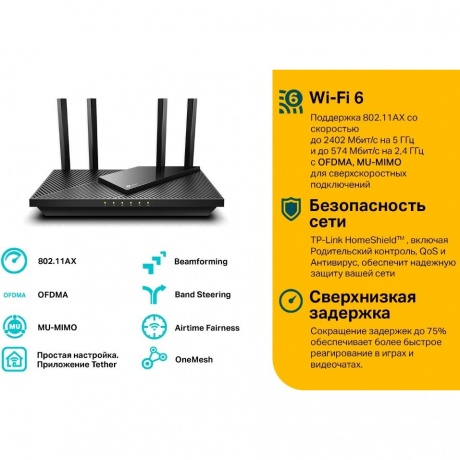 Wi-Fi роутер TP-Link Archer AX55 - фото 11