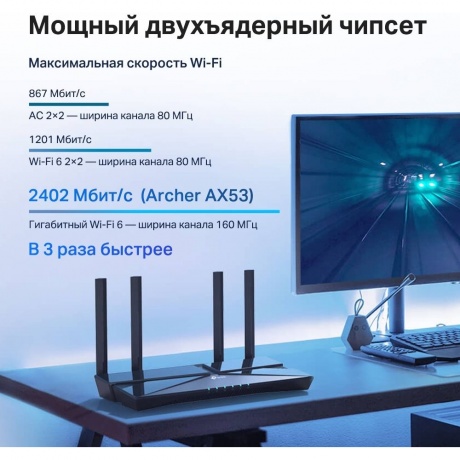 Wi-Fi роутер TP-Link Archer AX53 - фото 9