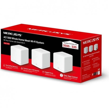 Wi-Fi MESH система Mercusys Halo H30G(3-pack) - фото 11