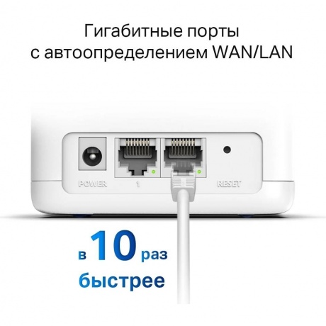 Wi-Fi MESH система Mercusys Halo H30G(3-pack) - фото 13