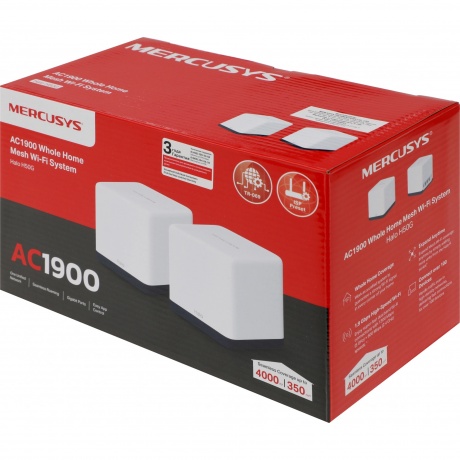 Wi-Fi роутер Mercusys Halo H50G(2-pack) - фото 15