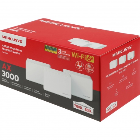 Wi-Fi система Mercusys Halo H80X(3-pack) - фото 13