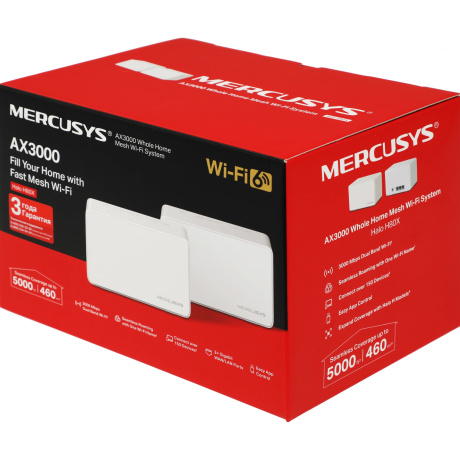 Wi-Fi MESH система Mercusys Halo H80X(2-pack) - фото 15