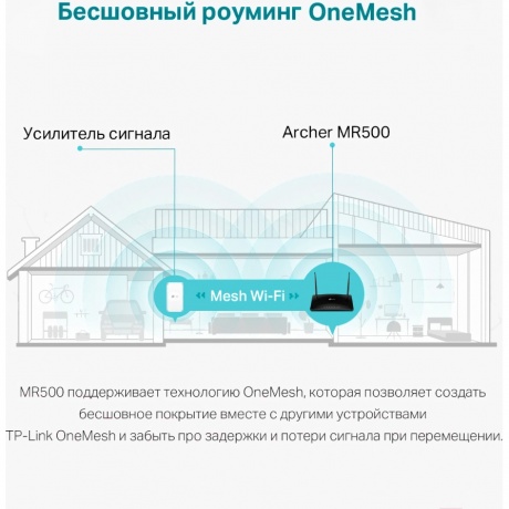 Wi-Fi роутер TP-Link Archer MR500 AC1200 - фото 8