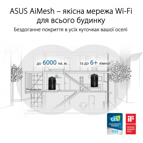 Mesh Wi-Fi система ASUS ET12(2-PK) - фото 5