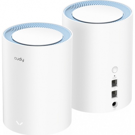 Wi-Fi Mesh роутер Cudy M1200 AC1200 (M1200(2-PACK)) White - фото 1