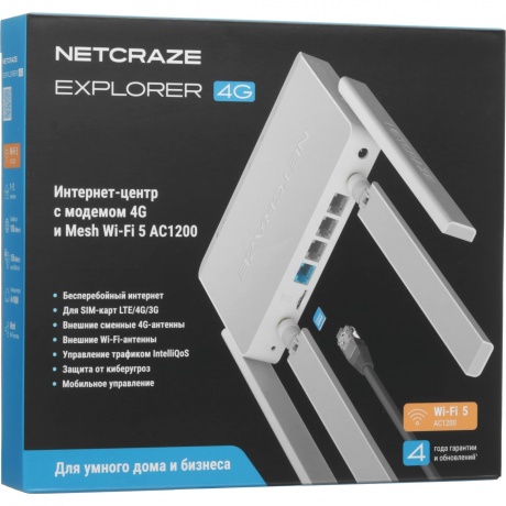 Wi-Fi роутер Netcraze Explorer 4G (NC-4910) - фото 15