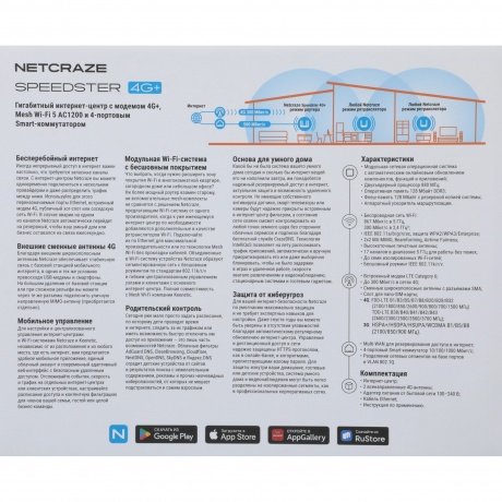 Wi-Fi роутер Netcraze Speedster 4G+ (NC-2911) - фото 19