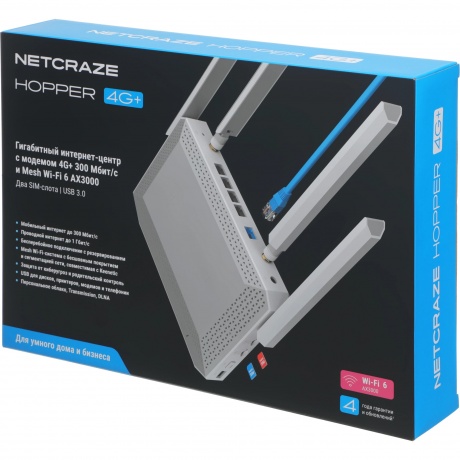 Wi-Fi роутер Netcraze Hopper 4G+ (NC-2312) - фото 16