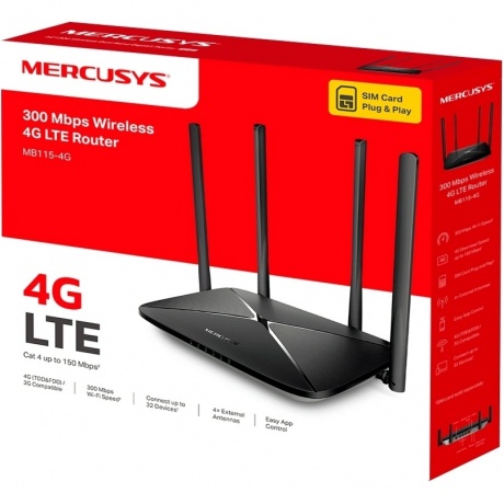 Роутер Wi-Fi Mercusys MB115-4G - фото 13