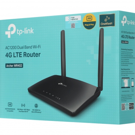 Роутер Wi-Fi TP-Link Archer MR402 - фото 11