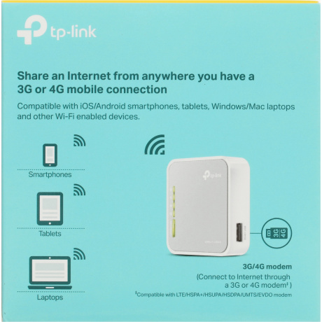Wi-Fi роутер TP-LINK TL-MR3020 белый - фото 7