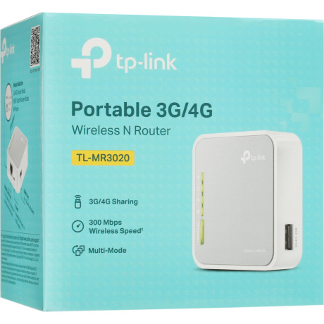 Wi-Fi роутер TP-LINK TL-MR3020 белый - фото 8