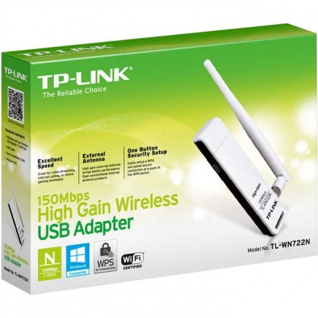 Wi-Fi роутер TP-LINK TL-WN722N - фото 5
