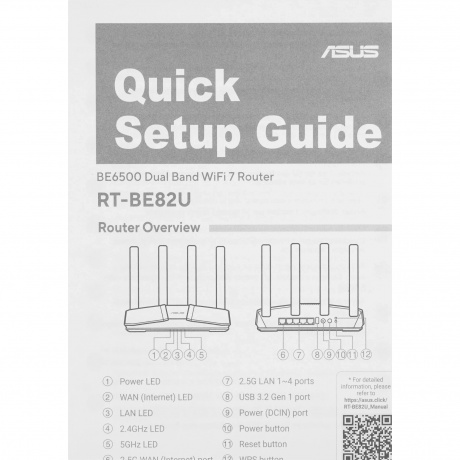 Wi-FI роутер ASUS RT-BE82U - фото 10