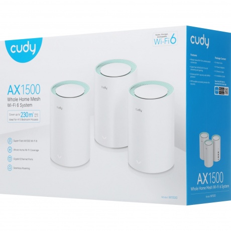 Wi-Fi MESH система Cudy M1500 (3-Pack) - фото 8