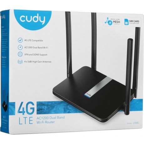 Wi-Fi роутер Cudy LT500 - фото 9