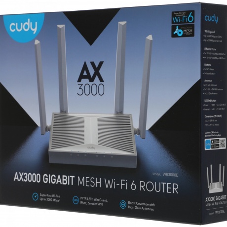 Wi-Fi роутер Cudy WR3000E - фото 10