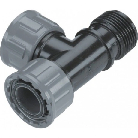 Тройник Т-образный Gardena 2751-20 черный
