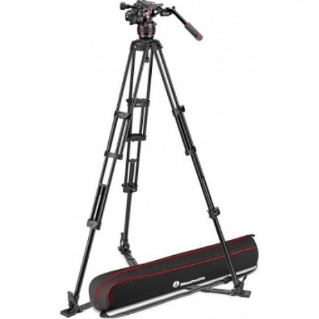 Видеокомплект Manfrotto Nitrotech 608 &amp; Alu Twin GS MVK608TWINGA (штатив+головка) - фото 1