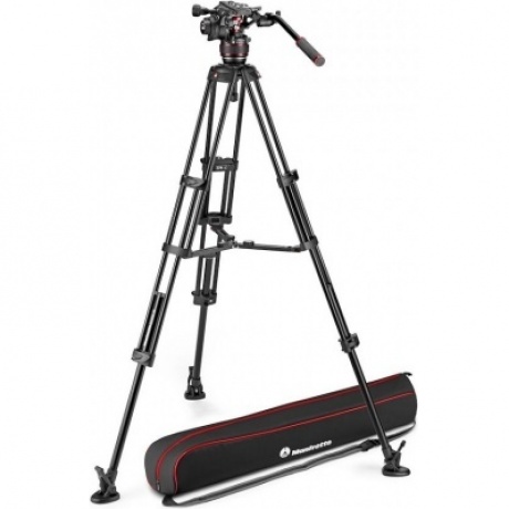 Видеокомплект Manfrotto Nitrotech 608 &amp; Alu Twin GS MVK608TWINMA (штатив+головка) - фото 1