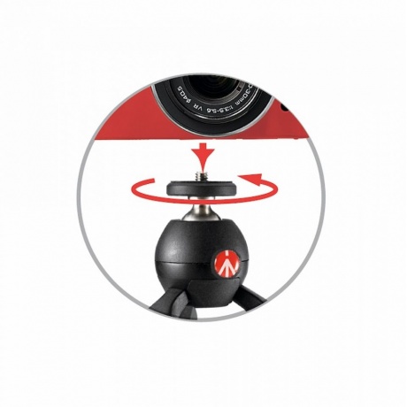 Штатив настольный Manfrotto MTPIXI-B чёрный - фото 4