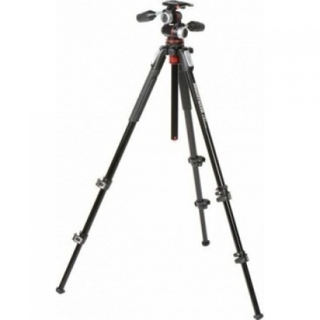 Штатив Manfrotto MK190XPRO3-3W черный - фото 4
