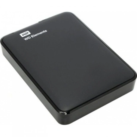 Внешний HDD WD Elements Portable 1Tb Black (WDBUZG0010BBK-WESN)
