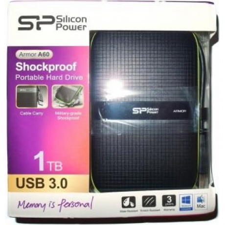 Внешний HDD Silicon Power Armor A60 1Tb (SP010TBPHDA60S3K) - фото 6