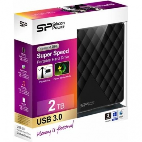Внешний HDD Silicon Power Diamond D06 2Tb (SP020TBPHDD06S3K) - фото 4