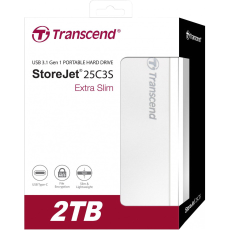 Внешний HDD Transcend StoreJet 25C3S 2TB (TS2TSJ25C3S) - фото 3