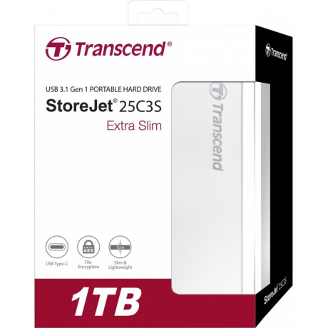 Внешний HDD Transcend StoreJet 25C3S 1Tb (TS1TSJ25C3S) - фото 4