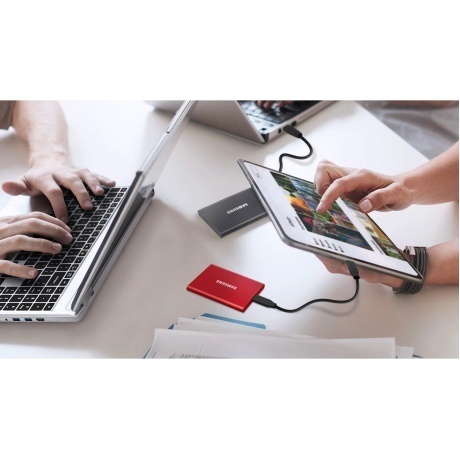 Внешний SSD Samsung T7 2Tb (MU-PC2T0H/WW) - фото 21