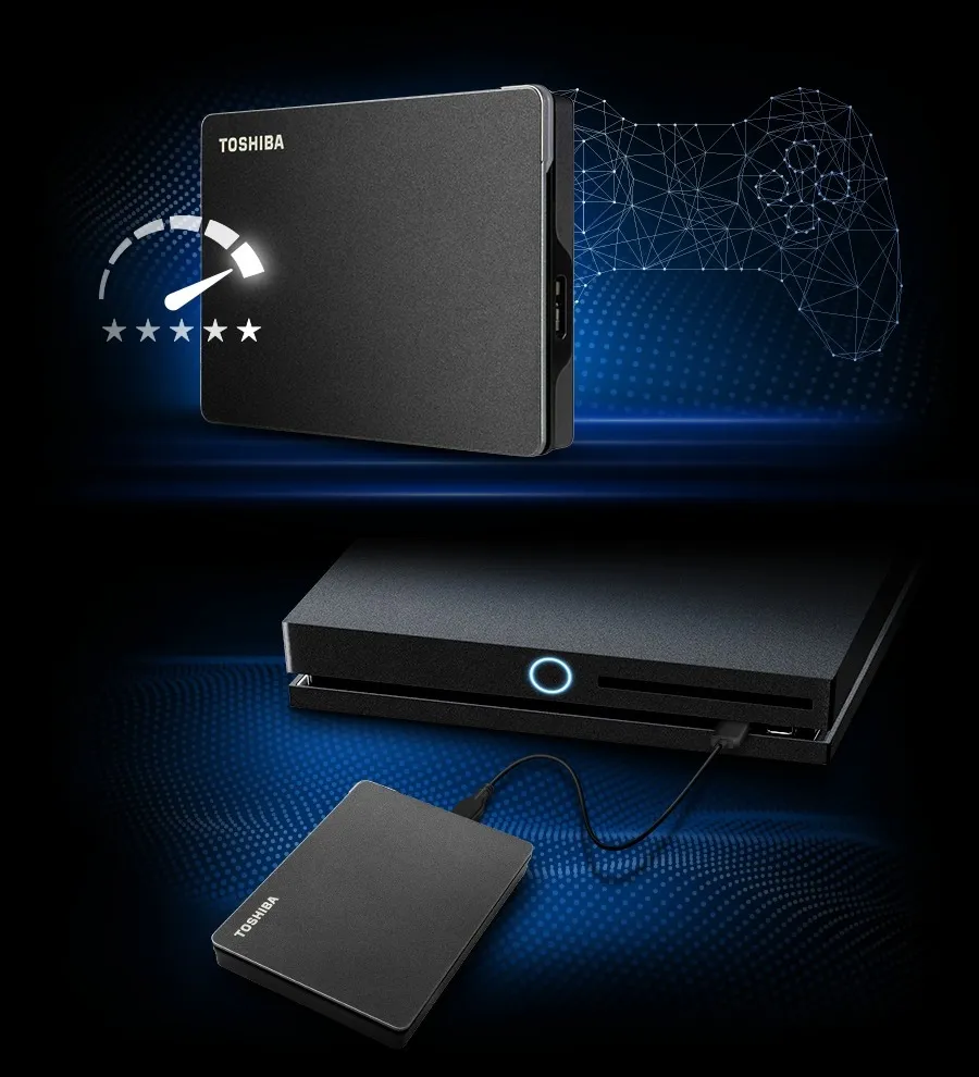 Внешний HDD Toshiba Canvio Gaming 2Tb (HDTX120EK3AA) черный - фото 3