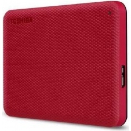 Внешний HDD Toshiba Canvio Advance 2Tb HDTCA20ER3AA) красный - фото 2