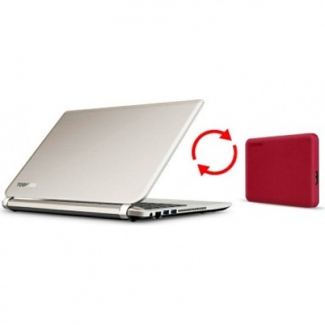 Внешний HDD Toshiba Canvio Advance 2Tb HDTCA20ER3AA) красный - фото 5