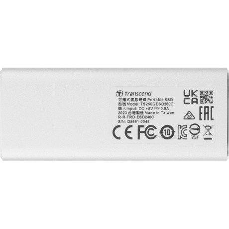 Внешний SSD Transcend 250Gb ESD260C (TS250GESD260C) Silver - фото 2