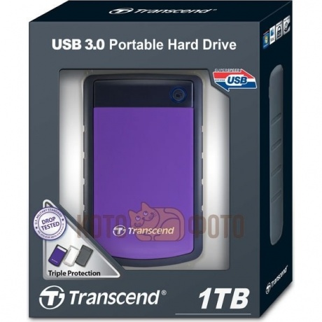 Внешний HDD Transcend StoreJet 25H3 1Tb Purple (TS1TSJ25H3P) - фото 7